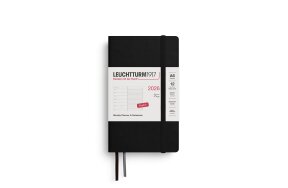 LEUCHTTURM WEEKLY PLANNER 2026 & NB A6 SC 12 MONTHS BLACK 372692